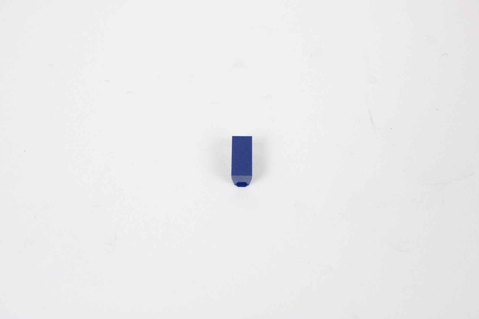 Getal kunststof 25mm,  Blauw leeg