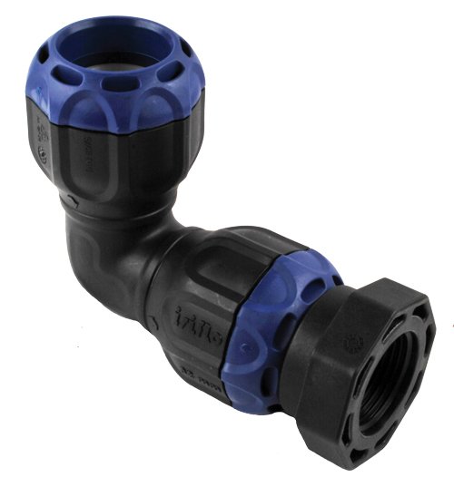 Koppeling ISIFLO SPRINT Water 
PE32 x R 1'' V - 90°
