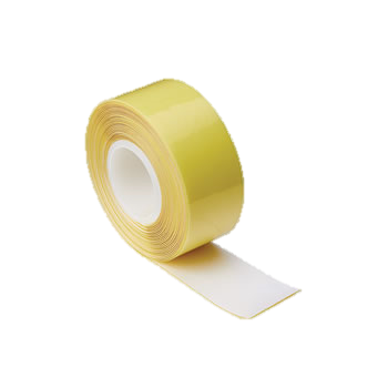 Silicone tape 50mm vulcaniserend, geel 50mmx3,65mx0,5mm