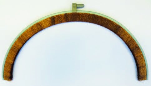 Halfronde persborstel DN 60