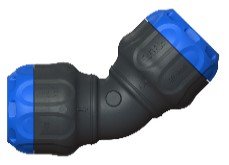 Raccord coudé 45° PE